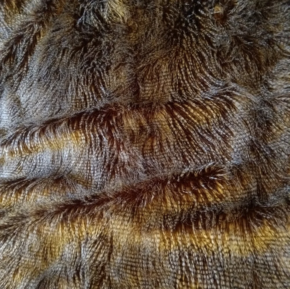 Williams-Sonoma Home Brown Owl Faux Feather Throw Blanket